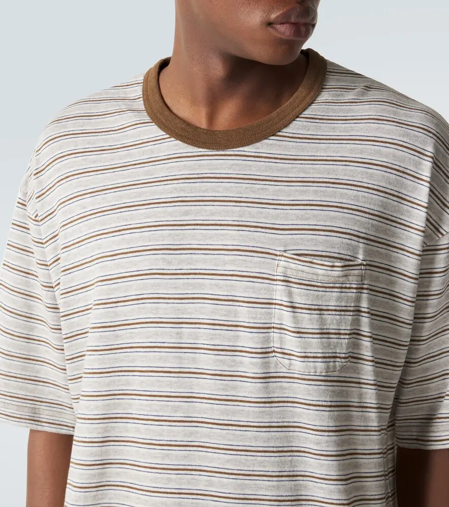 Visvim Mondo Border wool and cotton T-shirt | Thumbnail 5