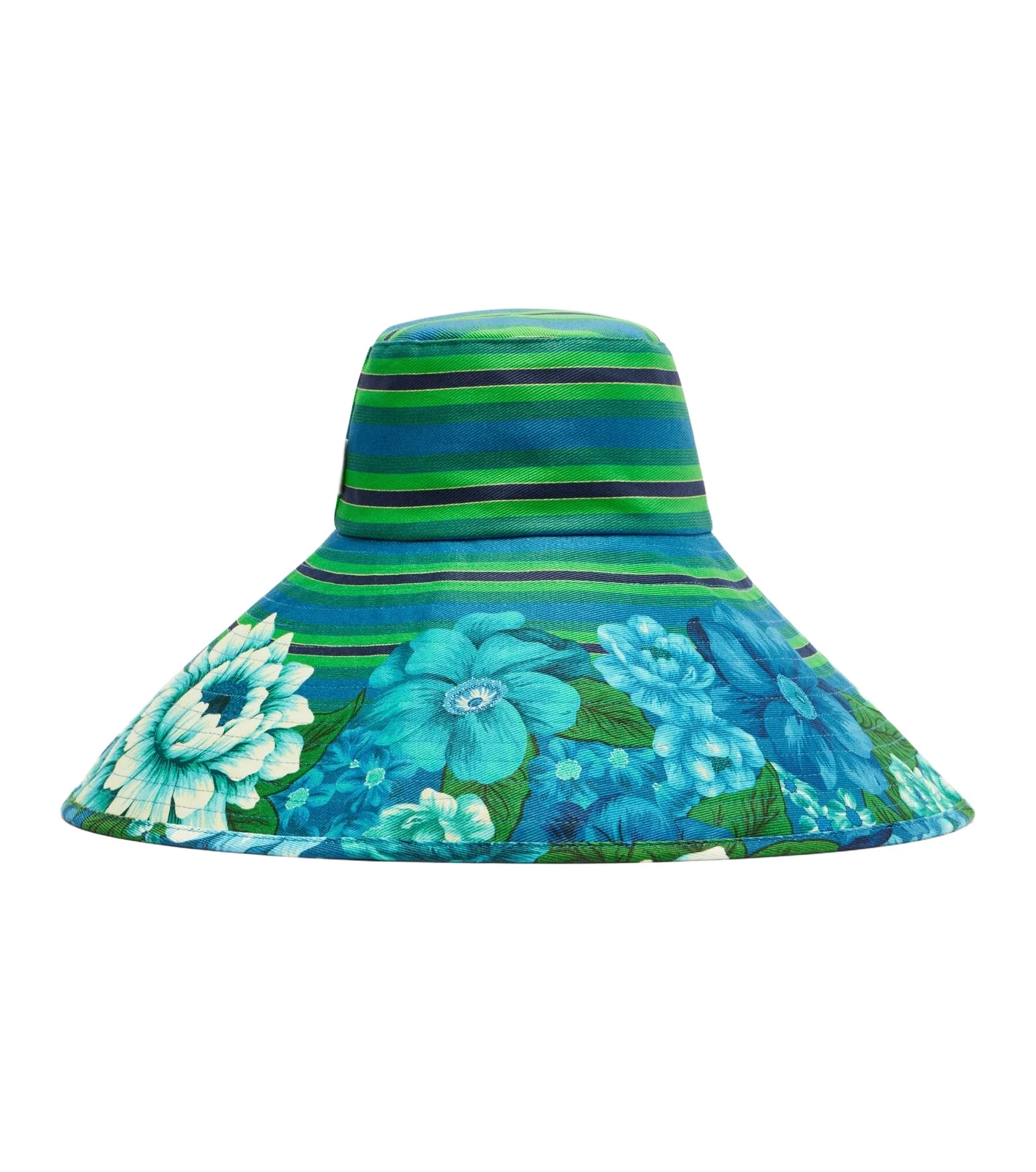 Margo printed cotton canvas sun hat Margo printed cotton canvas sun hat