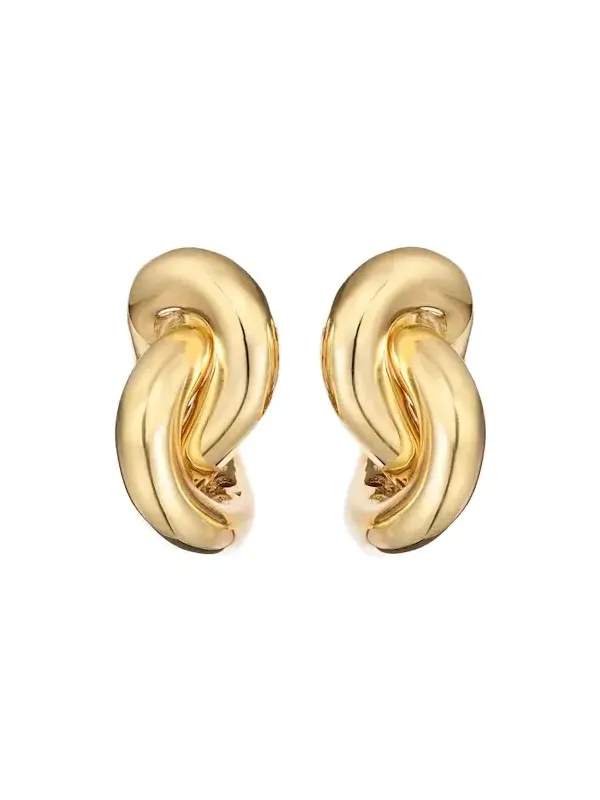 Legacy Knot Small 18kt gold earrings