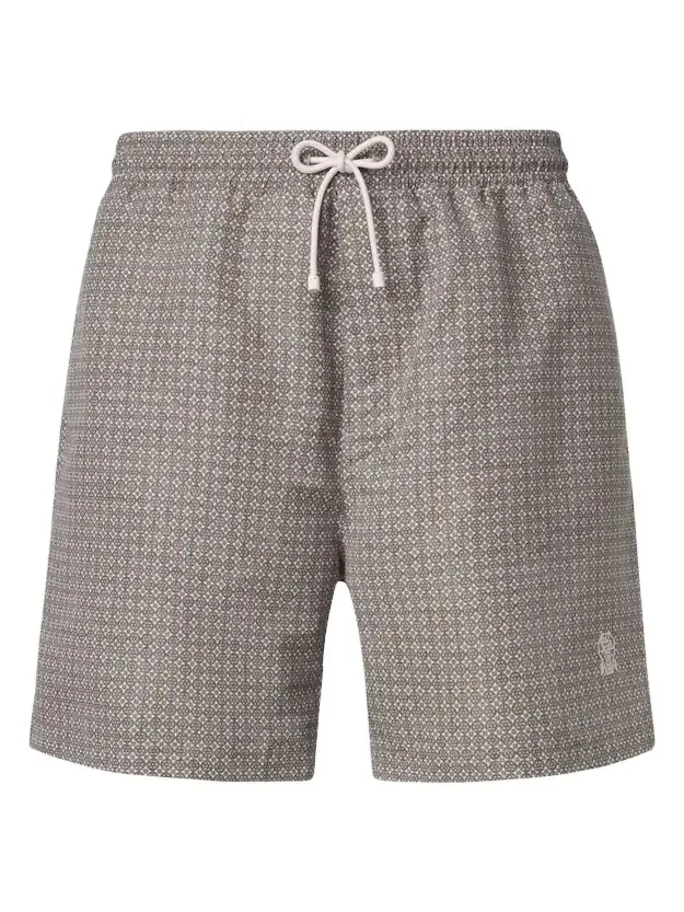 Logo swim trunks