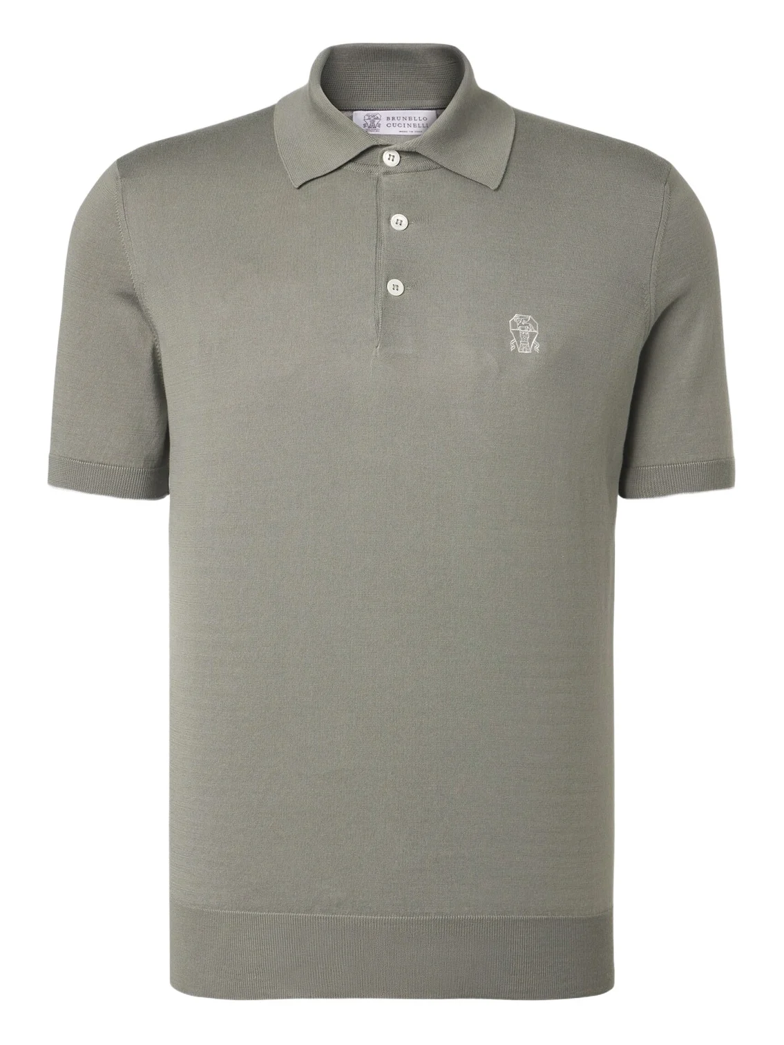 Logo cotton piqué polo shirt