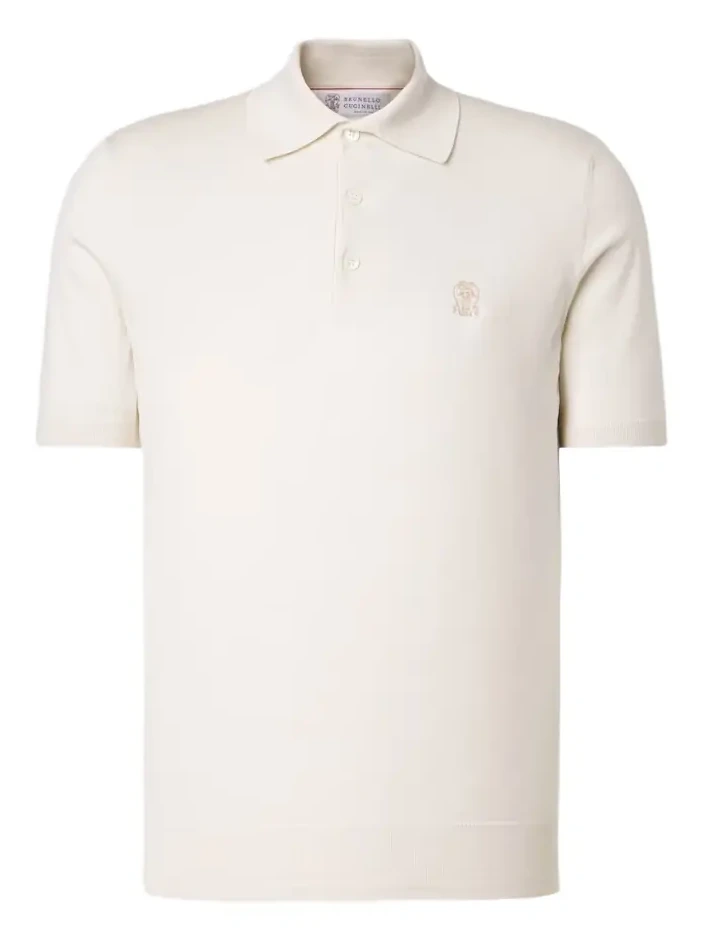Logo cotton piqué polo shirt Logo cotton piqué polo shirt