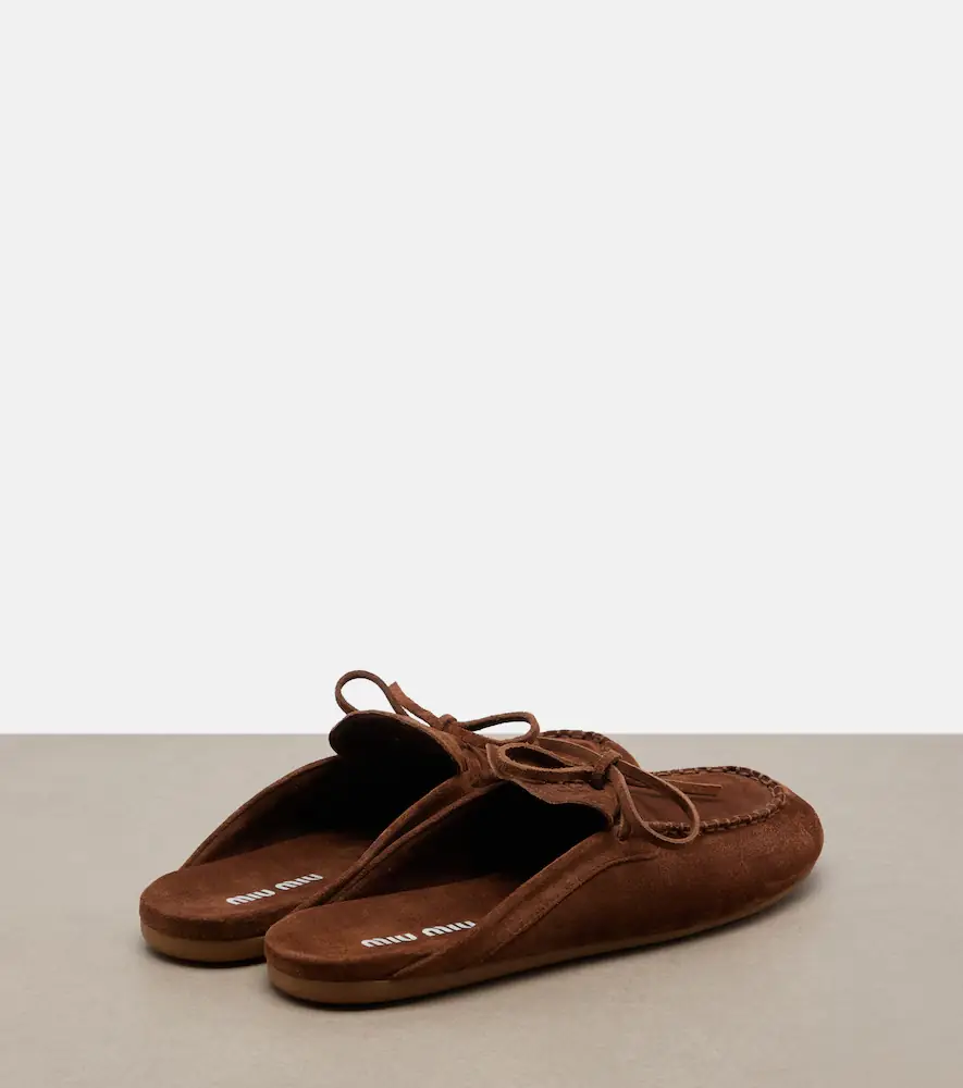 Miu Miu Suede mules | Thumbnail 3