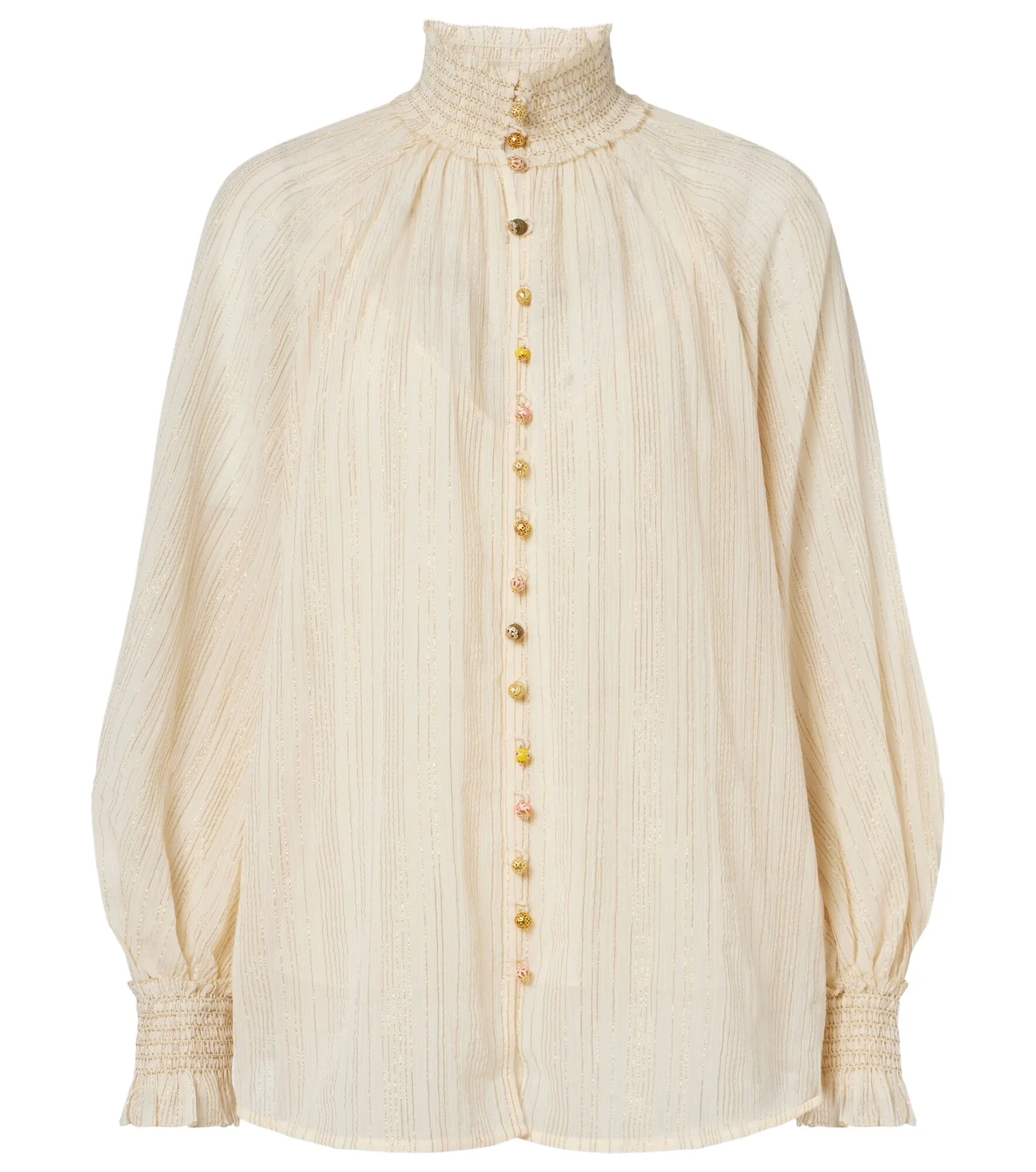 Aster cotton and silk-blend blouse Aster cotton and silk-blend blouse