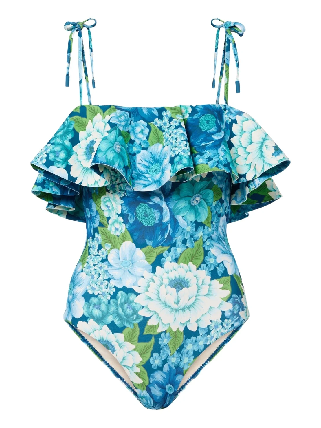 Margo floral ruffled swimsuit