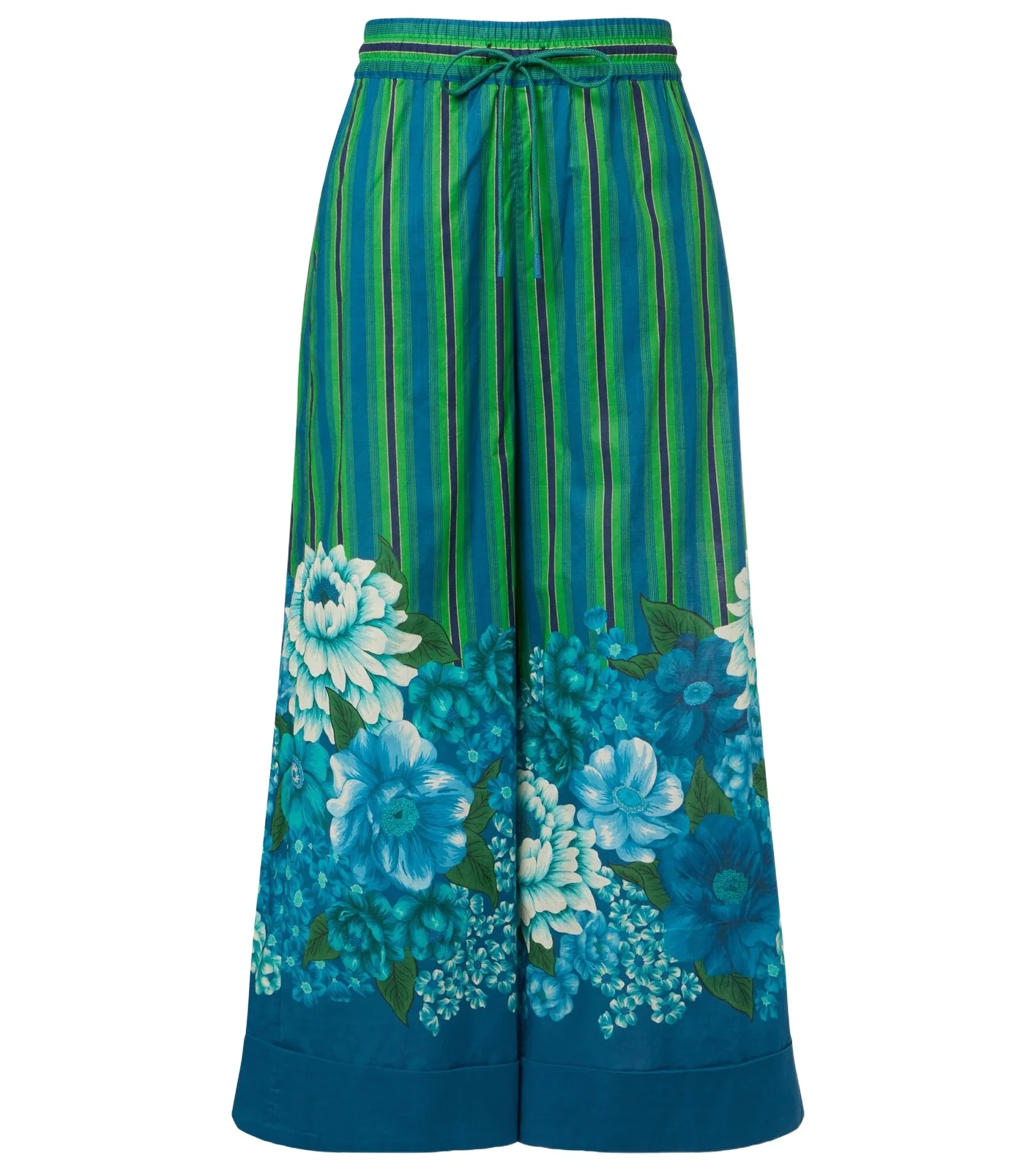 Alémais Margo printed cotton wide-leg pants Alémais Margo printed cotton wide-leg pants
