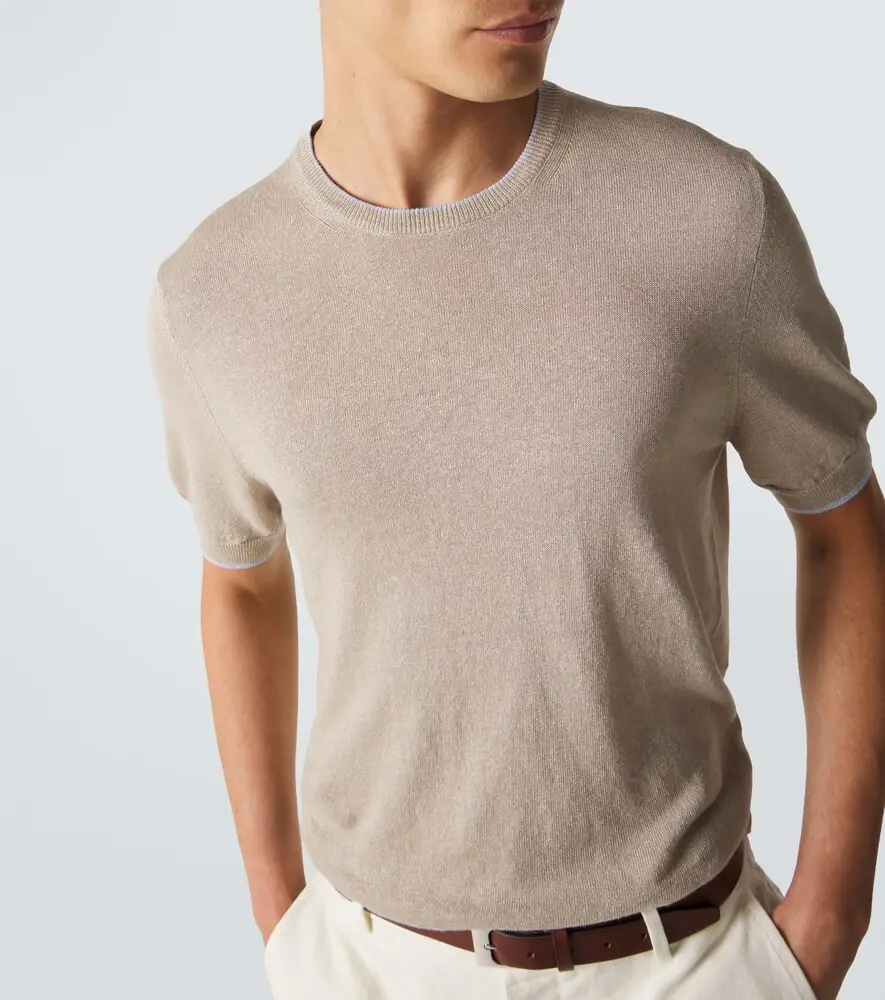 FEDELI Linen and cotton sweater | Thumbnail 4