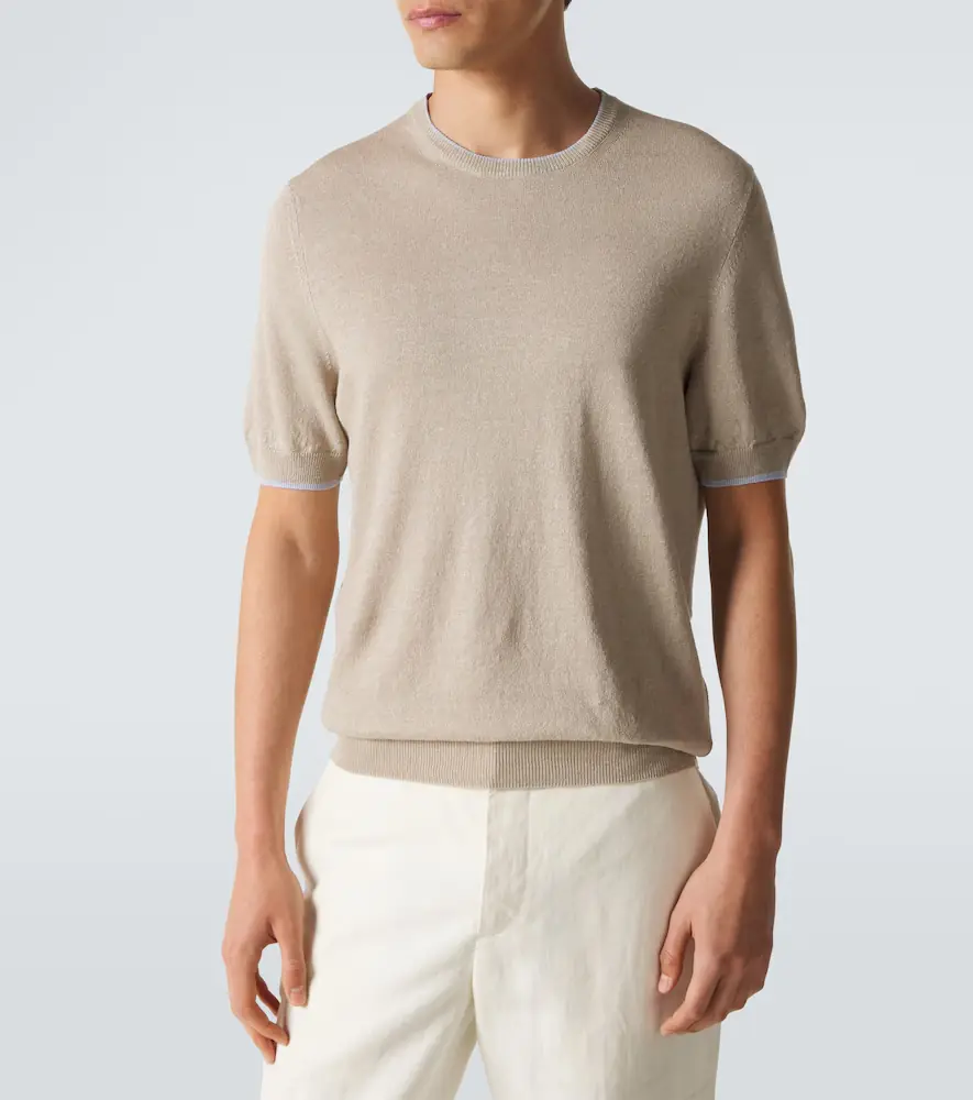 FEDELI Linen and cotton sweater | Thumbnail 5