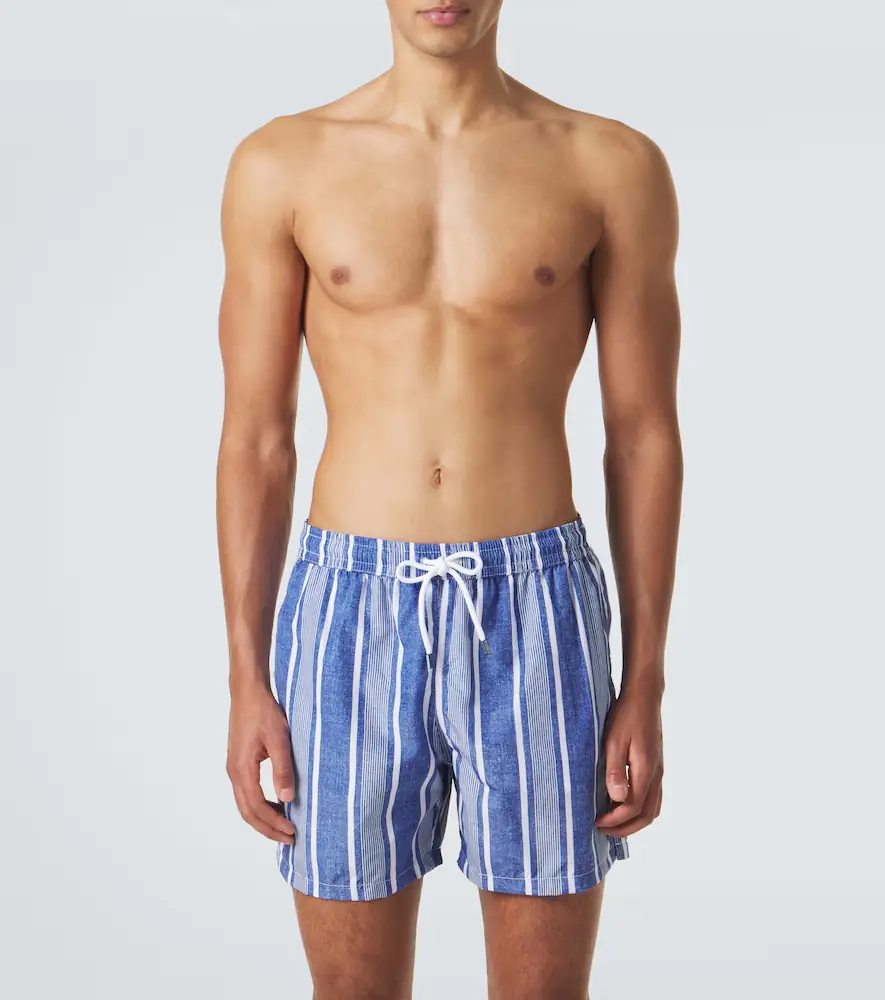 FEDELI Striped swim trunks | Thumbnail 3