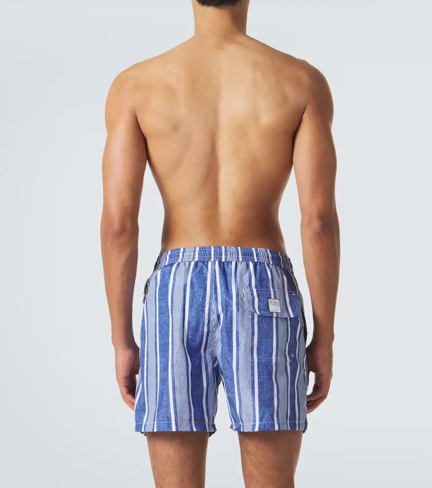 FEDELI Striped swim trunks | Thumbnail 4