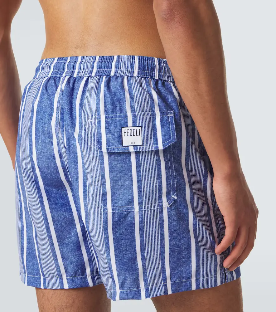 FEDELI Striped swim trunks | Thumbnail 5