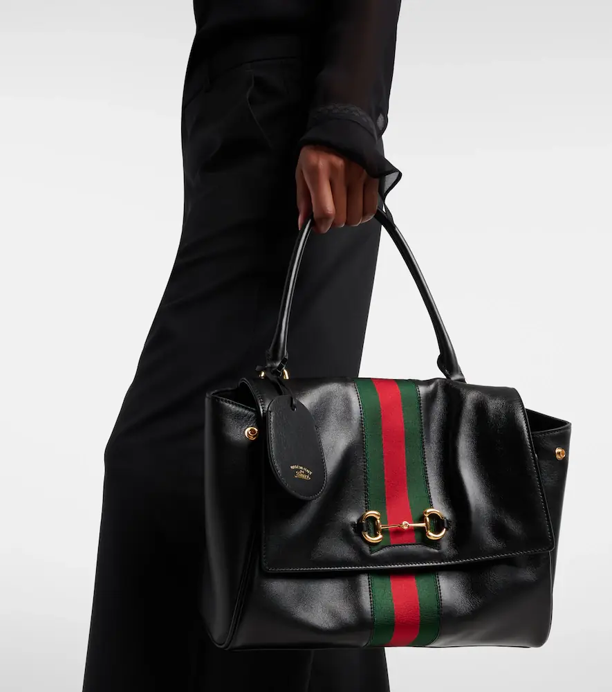Gucci Paparazzo Medium leather tote bag | Thumbnail 6 Gucci Paparazzo Medium leather tote bag | Thumbnail 6