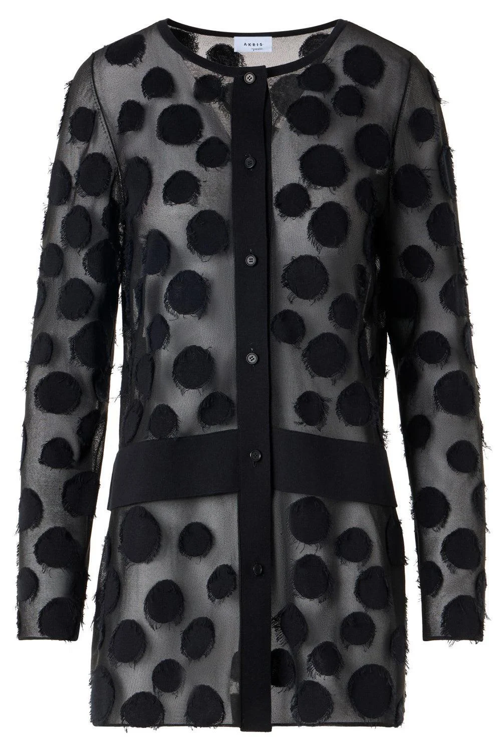 Akris punto Button Front Long Cardigan
