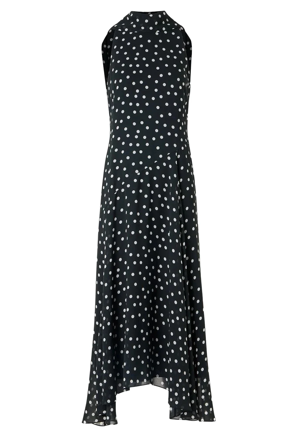 Mock Neck Midi Dress