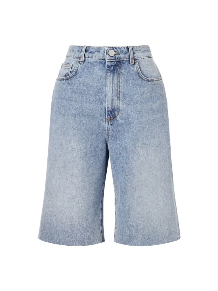 RÓHE Distressed Denim Shorts | Image 1 RÓHE Distressed Denim Shorts | Image 1