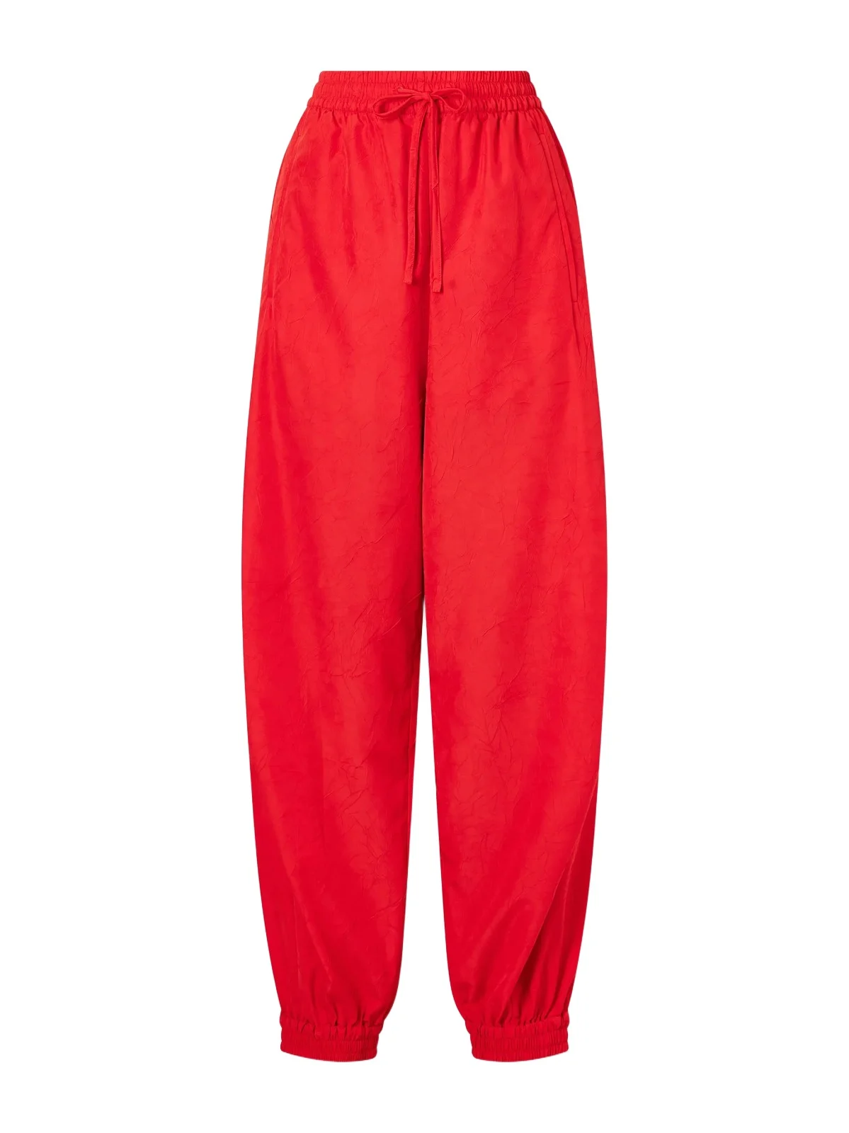 Crinkled Cotton-blend Balloon Pants Crinkled Cotton-blend Balloon Pants