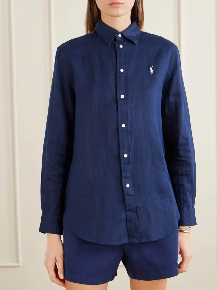 Polo Ralph Lauren Embroidered Linen Shirt | Thumbnail 3 Polo Ralph Lauren Embroidered Linen Shirt | Thumbnail 3