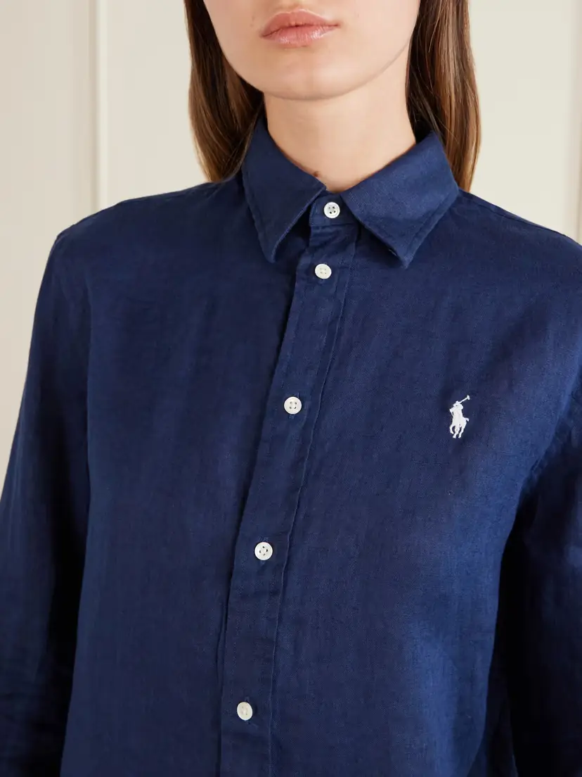 Polo Ralph Lauren Embroidered Linen Shirt | Thumbnail 5 Polo Ralph Lauren Embroidered Linen Shirt | Thumbnail 5