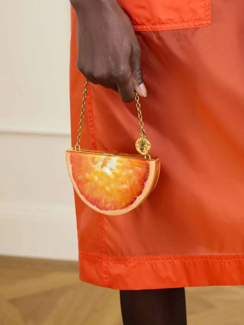 Saint Laurent Gold-tone And Resin Shoulder Bag | Thumbnail 4
