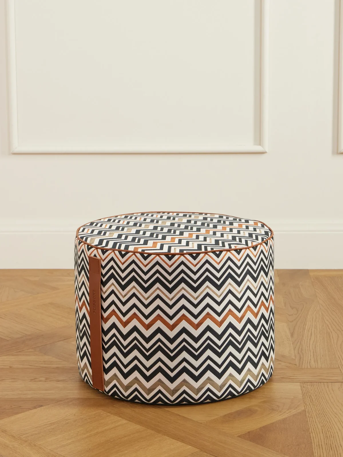 Missoni Home Belfast Striped Terry Pouf