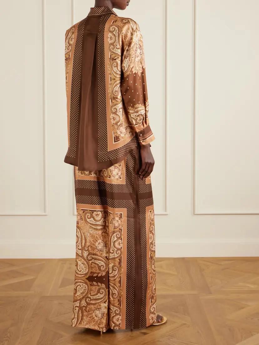 Zimmermann Luna Printed Silk-twill Shirt | Thumbnail 4