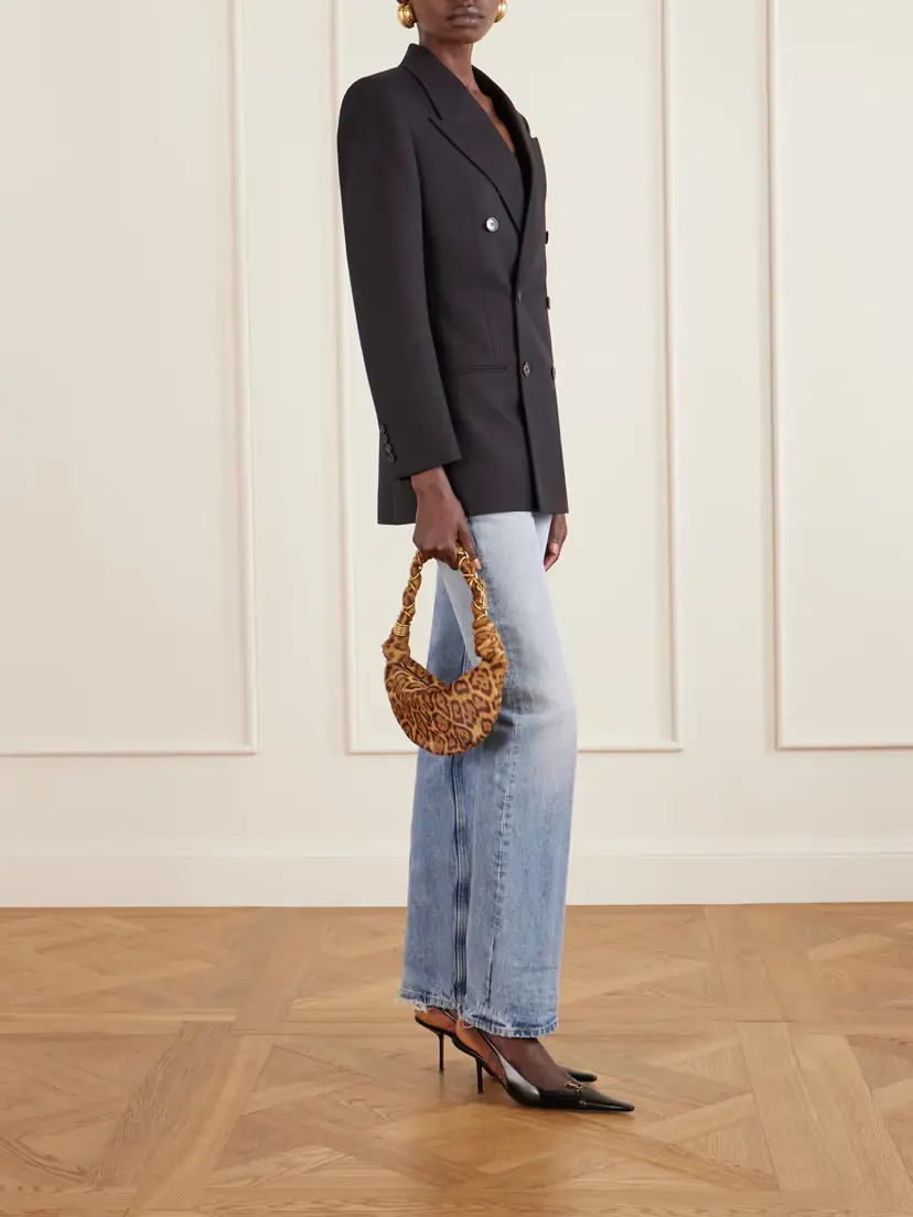 Saint Laurent Amalia Mini Leopard-print Calf Hair Shoulder Bag | Thumbnail 3 Saint Laurent Amalia Mini Leopard-print Calf Hair Shoulder Bag | Thumbnail 3