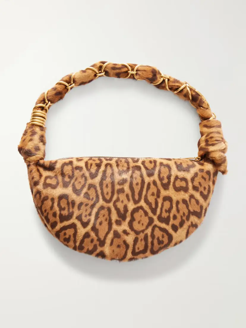 Saint Laurent Amalia Mini Leopard-print Calf Hair Shoulder Bag | Thumbnail 4 Saint Laurent Amalia Mini Leopard-print Calf Hair Shoulder Bag | Thumbnail 4