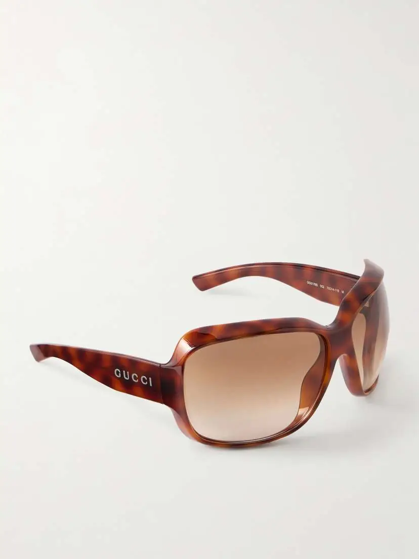 Gucci Eyewear Square-frame Tortoiseshell Acetate Sunglasses | Thumbnail 3