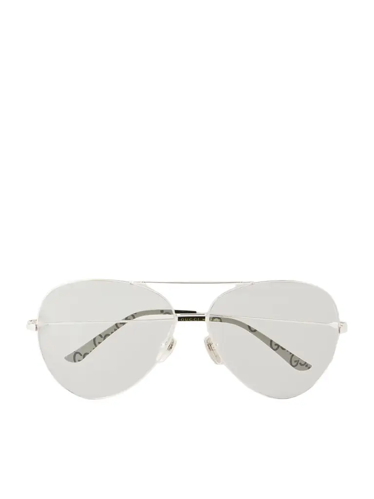 Aviator-style Silver-tone Sunglasses Aviator-style Silver-tone Sunglasses