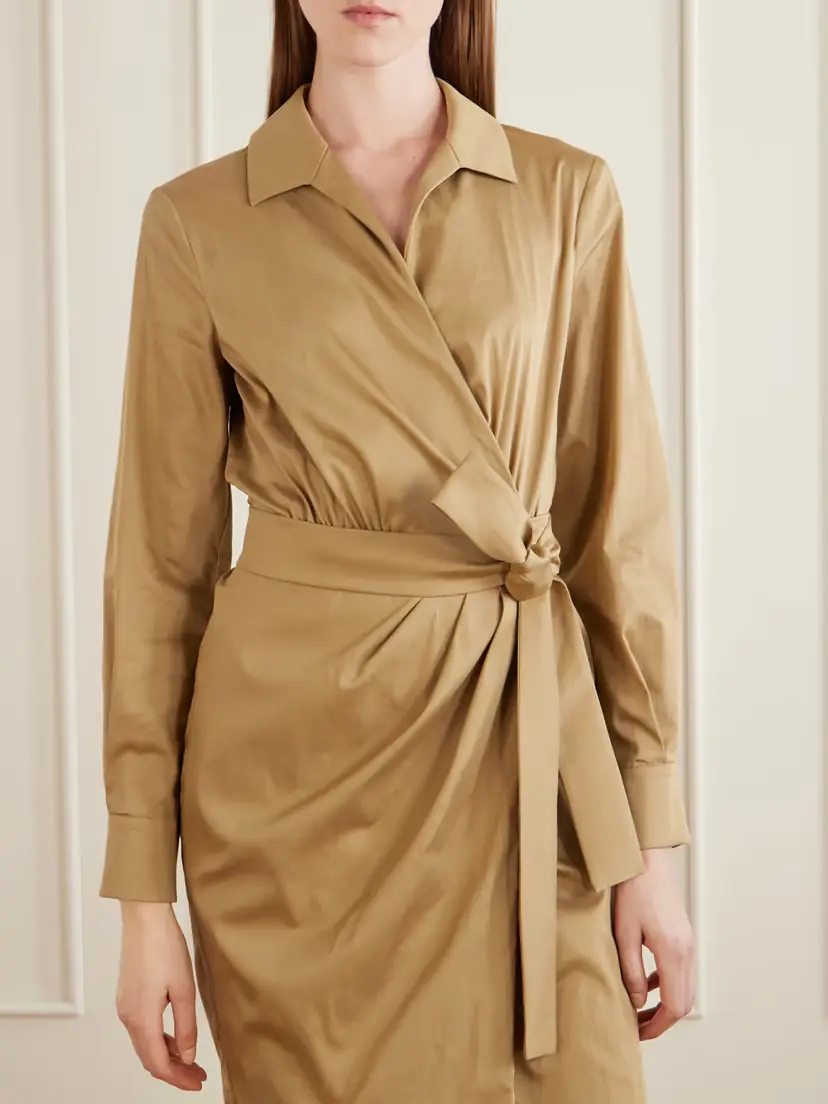 Max Mara Mxbeta Cotton-blend Poplin Midi Shirt Dress | Thumbnail 5