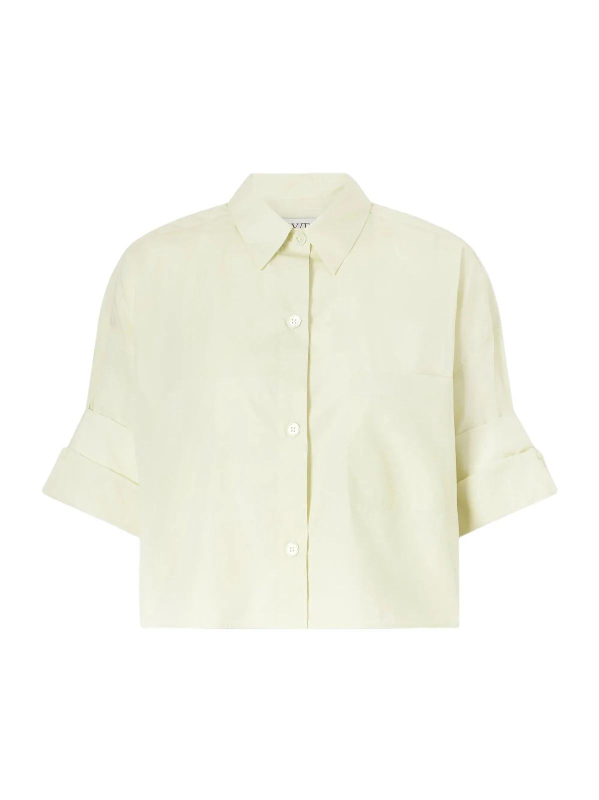 Next Ex Cropped Cotton-poplin Shirt