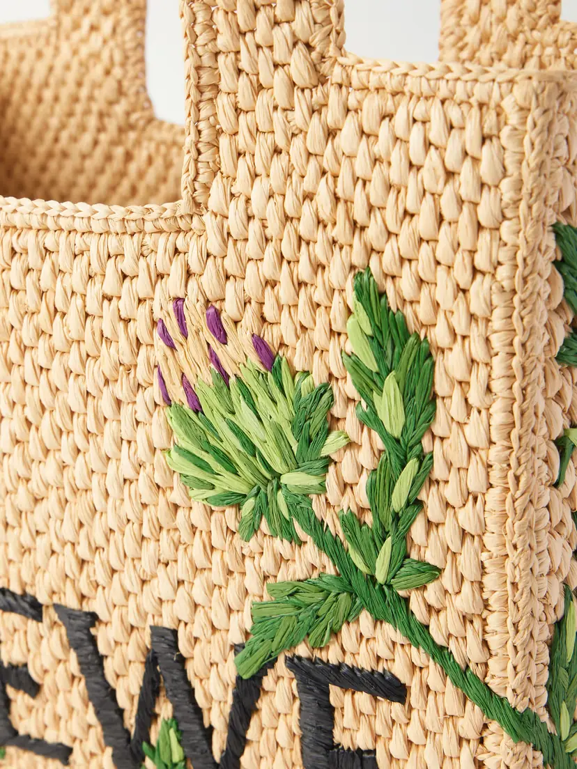 Loewe + Paula's Ibiza Small Embroidered Raffia Tote | Thumbnail 5 Loewe + Paula's Ibiza Small Embroidered Raffia Tote | Thumbnail 5