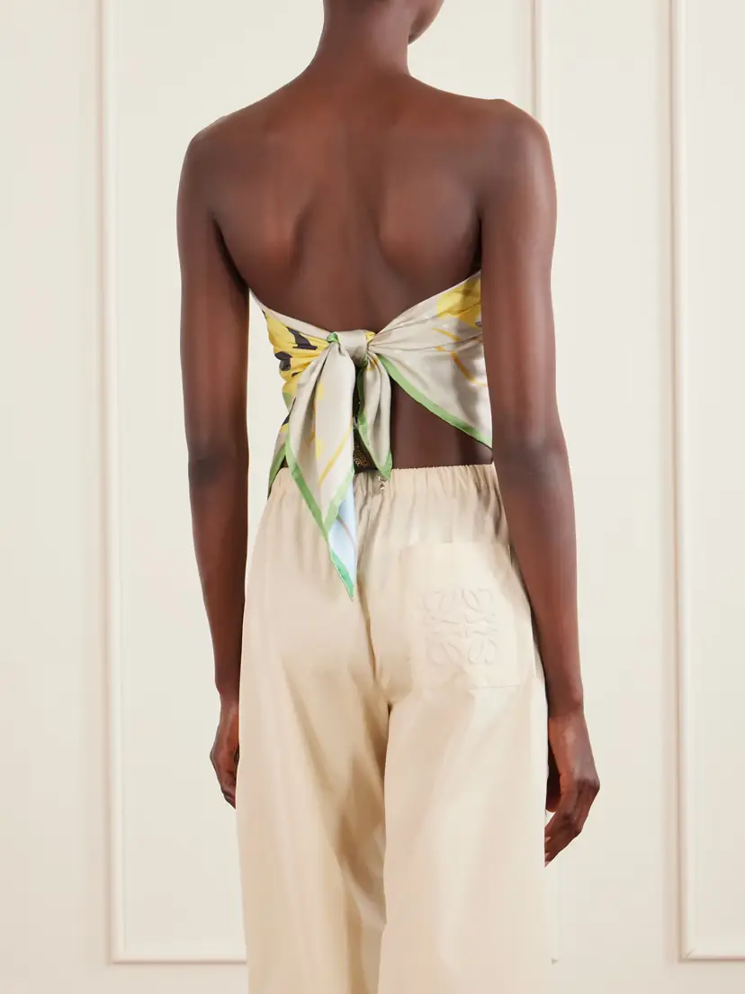 Loewe + Paula's Ibiza Printed Silk-twill Scarf | Thumbnail 3