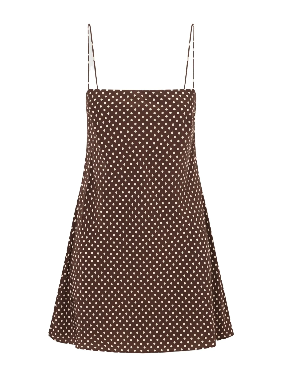 Polka-dot Silk-crepe De Chine Mini Dress Polka-dot Silk-crepe De Chine Mini Dress