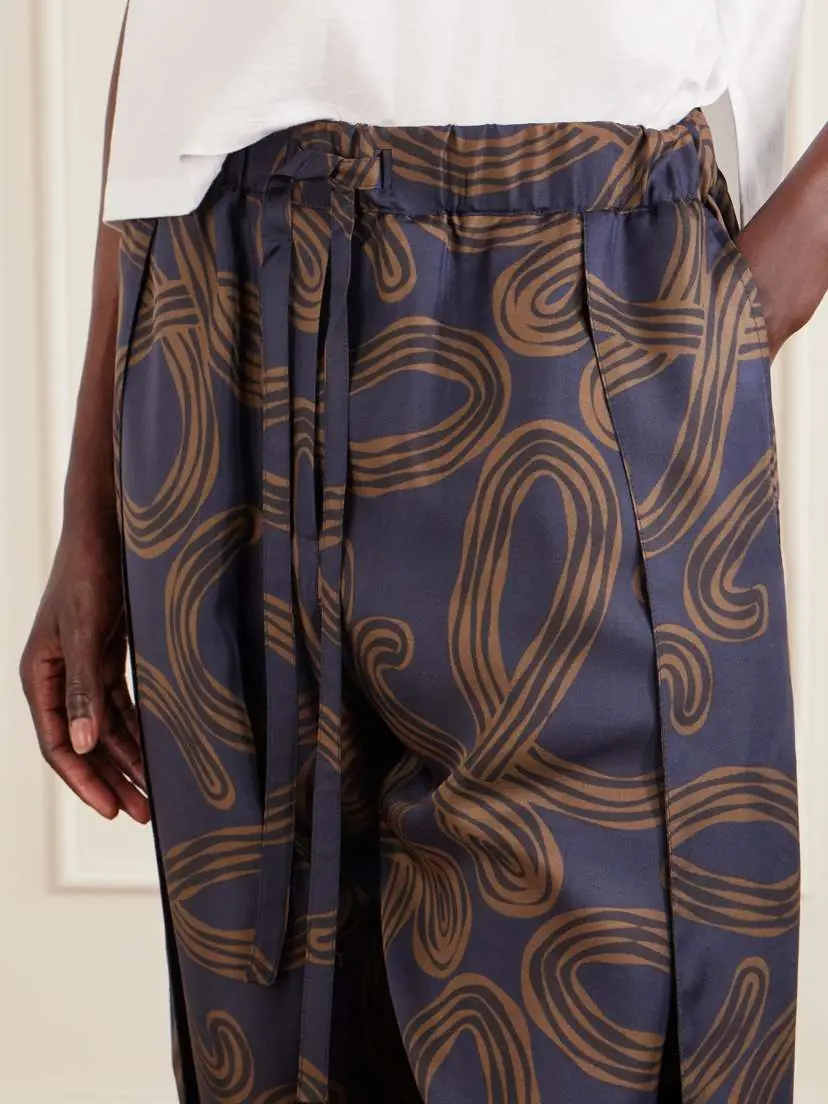 Loewe + Paula’s Ibiza Printed Mid-rise Straight-leg Silk Pants | Thumbnail 5 Loewe + Paula’s Ibiza Printed Mid-rise Straight-leg Silk Pants | Thumbnail 5