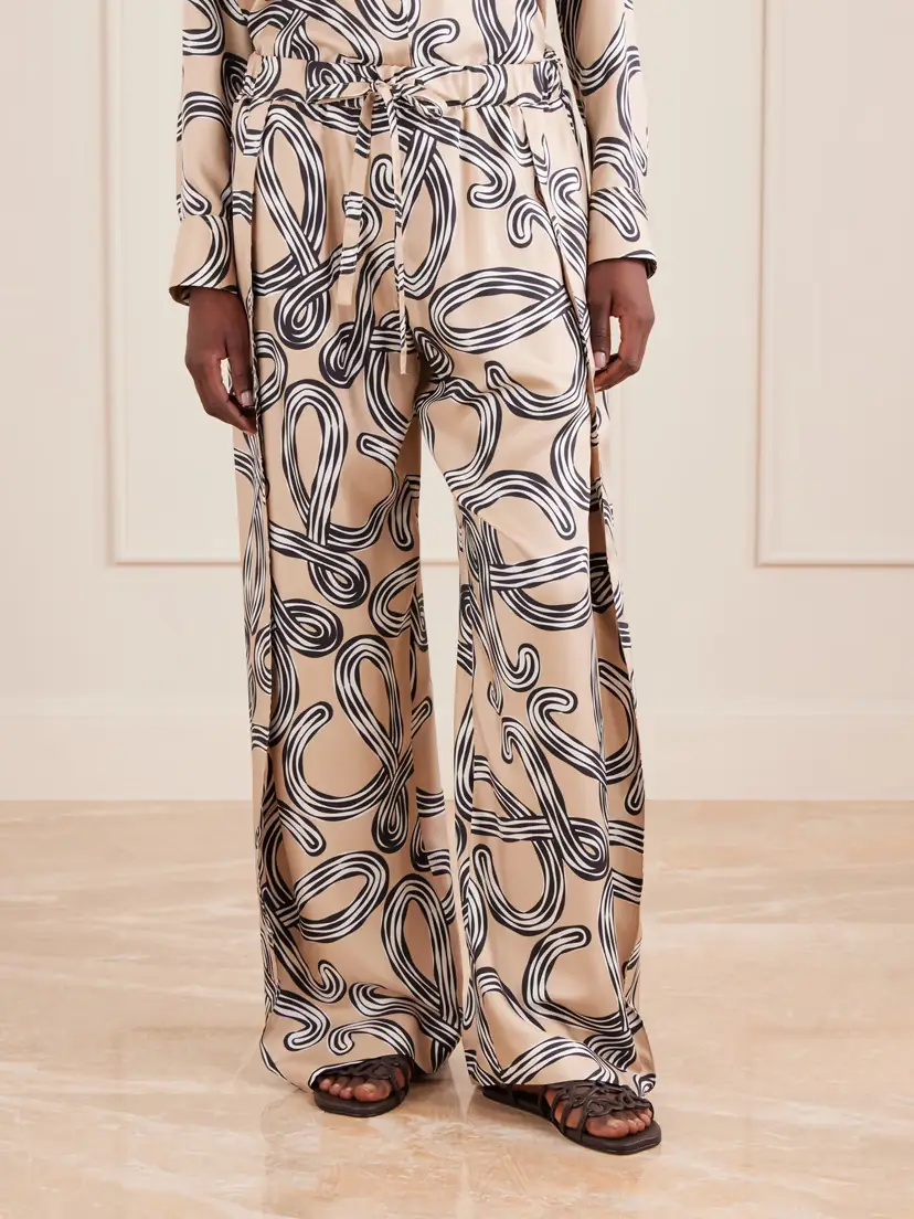 Loewe + Paula’s Ibiza Printed Mid-rise Straight-leg Silk Pants | Thumbnail 3 Loewe + Paula’s Ibiza Printed Mid-rise Straight-leg Silk Pants | Thumbnail 3