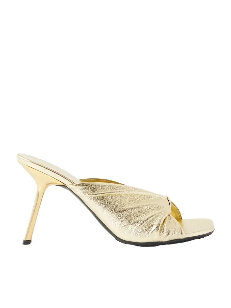 Loewe + Paula's Ibiza Metallic Leather Sandals | Image 1 Loewe + Paula's Ibiza Metallic Leather Sandals | Image 1