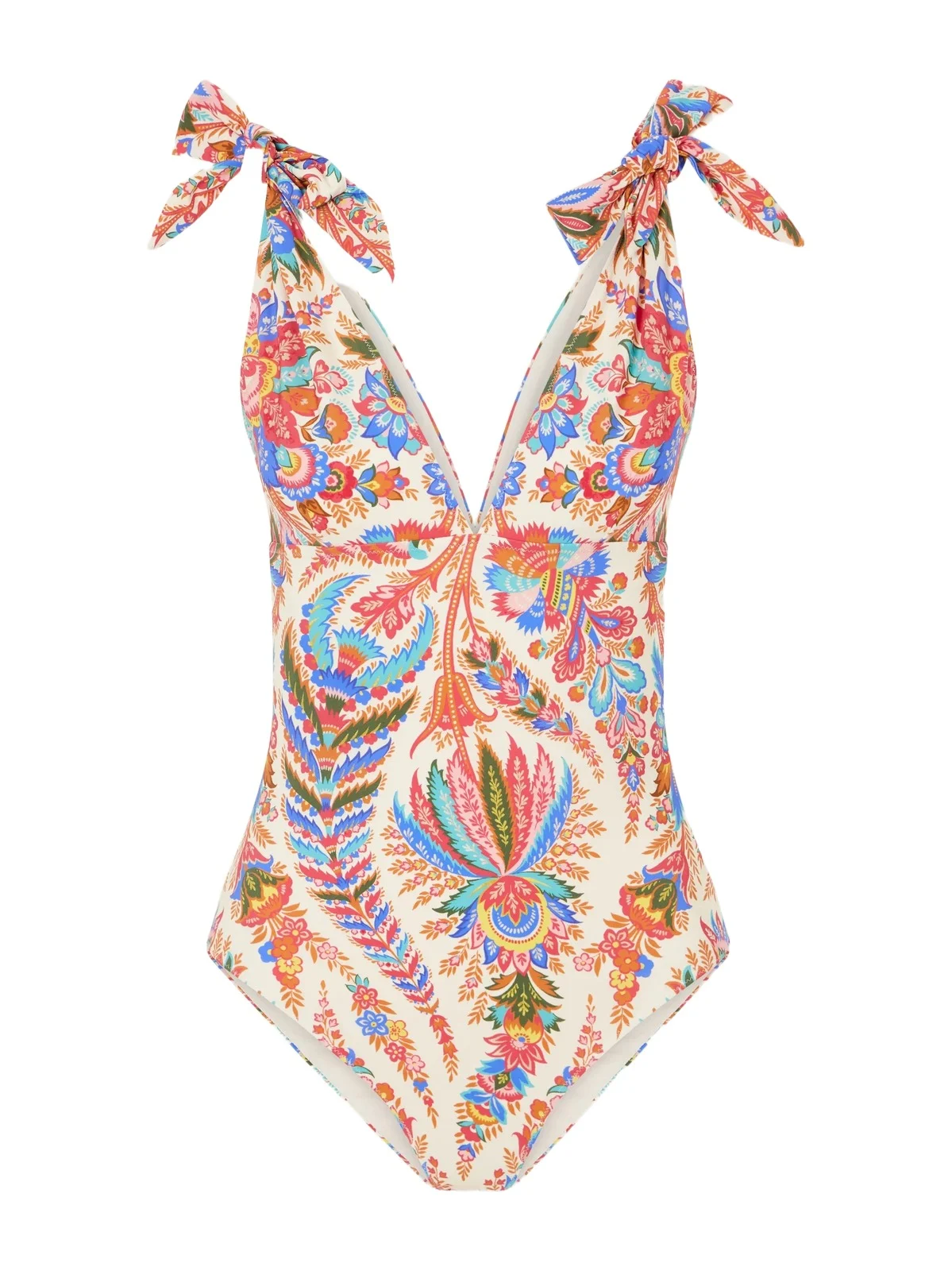 Etro Knotted Paisley-printed Swimsuit
