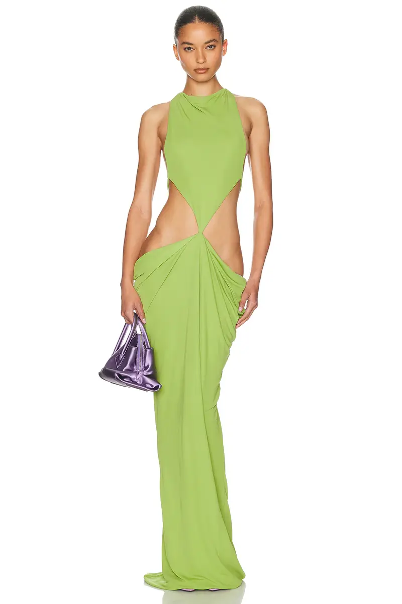 Helsa Margarite Jersey Gown | Thumbnail 2