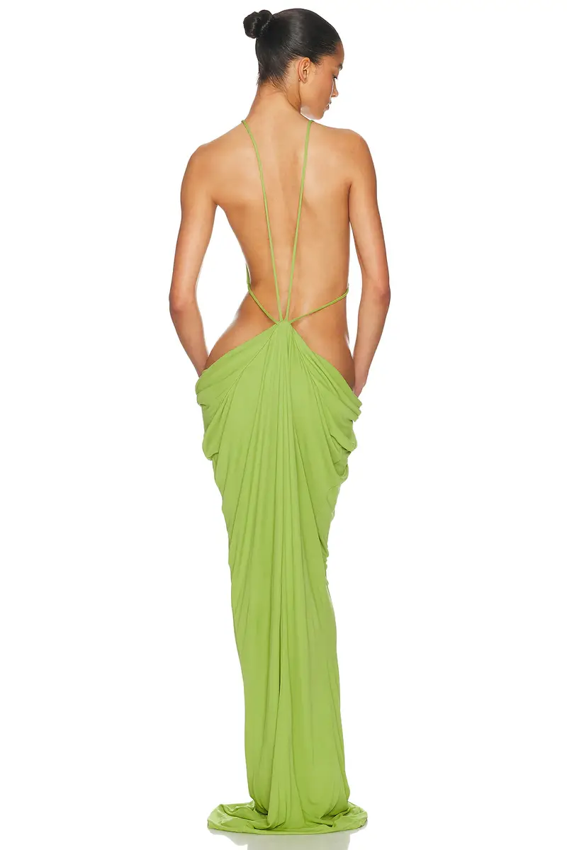 Helsa Margarite Jersey Gown | Thumbnail 4