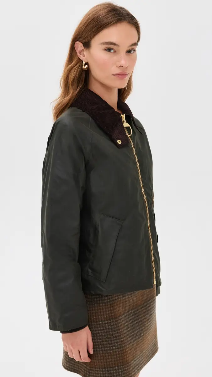 Barbour Arlene Wax Barn Jacket | Thumbnail 4