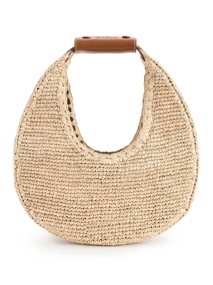 Moon Raffia Tote Bag Moon Raffia Tote Bag