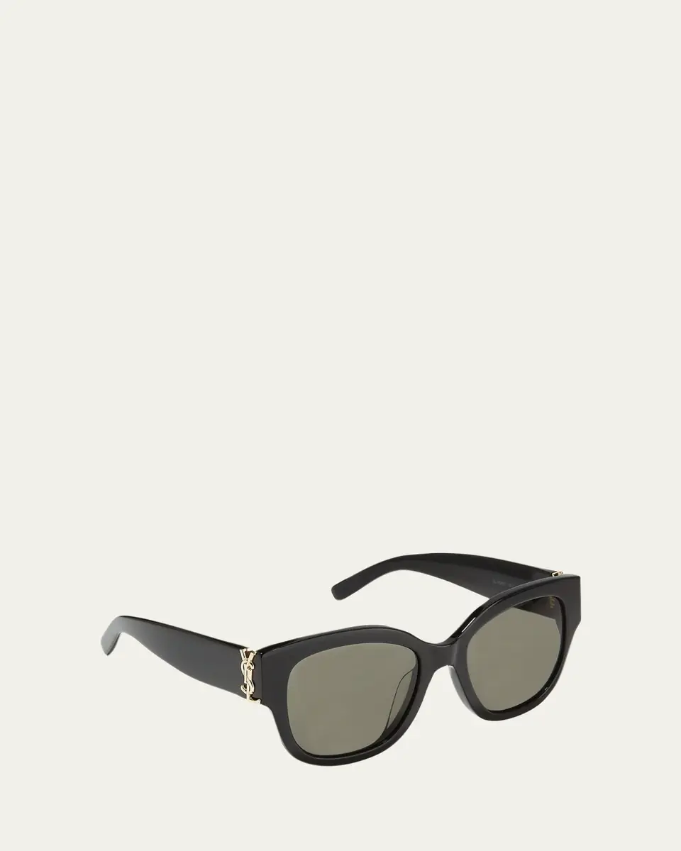 Saint Laurent YSL Oversized Acetate Cat-Eye Sunglasses | Thumbnail 2 Saint Laurent YSL Oversized Acetate Cat-Eye Sunglasses | Thumbnail 2