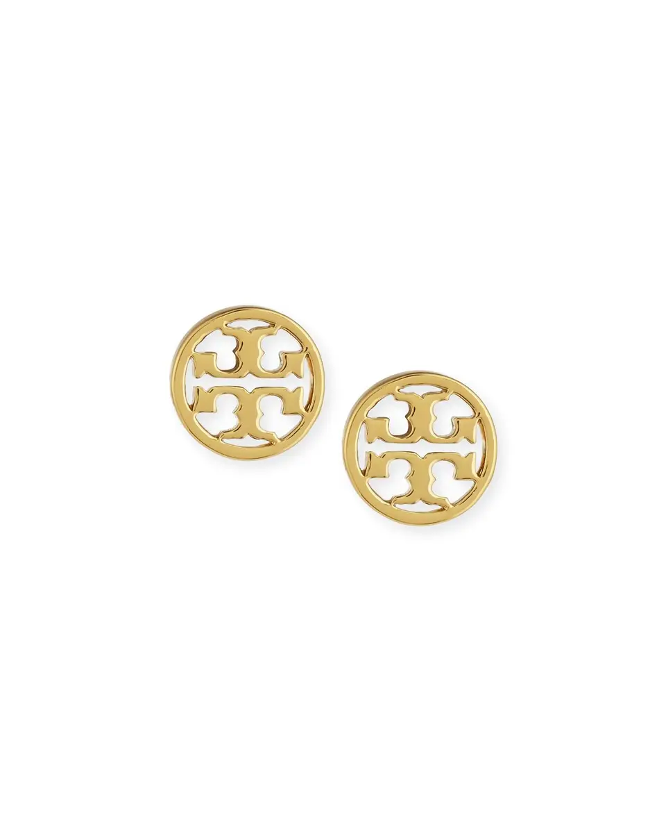 Tory Burch Icon Circle Stud Earrings | Image 1 Tory Burch Icon Circle Stud Earrings | Image 1