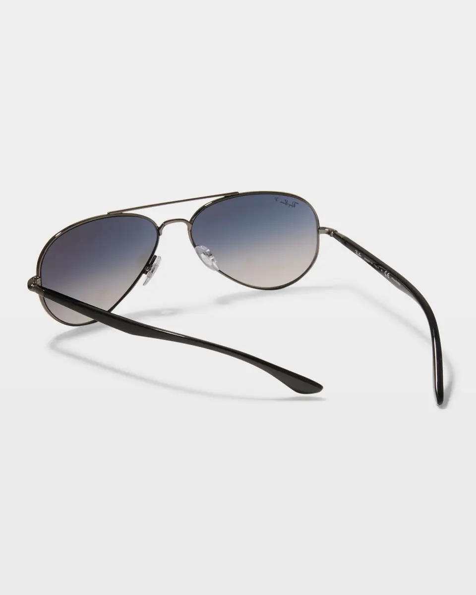 Ray-Ban Men's Polarized Metal Aviator Sunglasses | Thumbnail 2 Ray-Ban Men's Polarized Metal Aviator Sunglasses | Thumbnail 2
