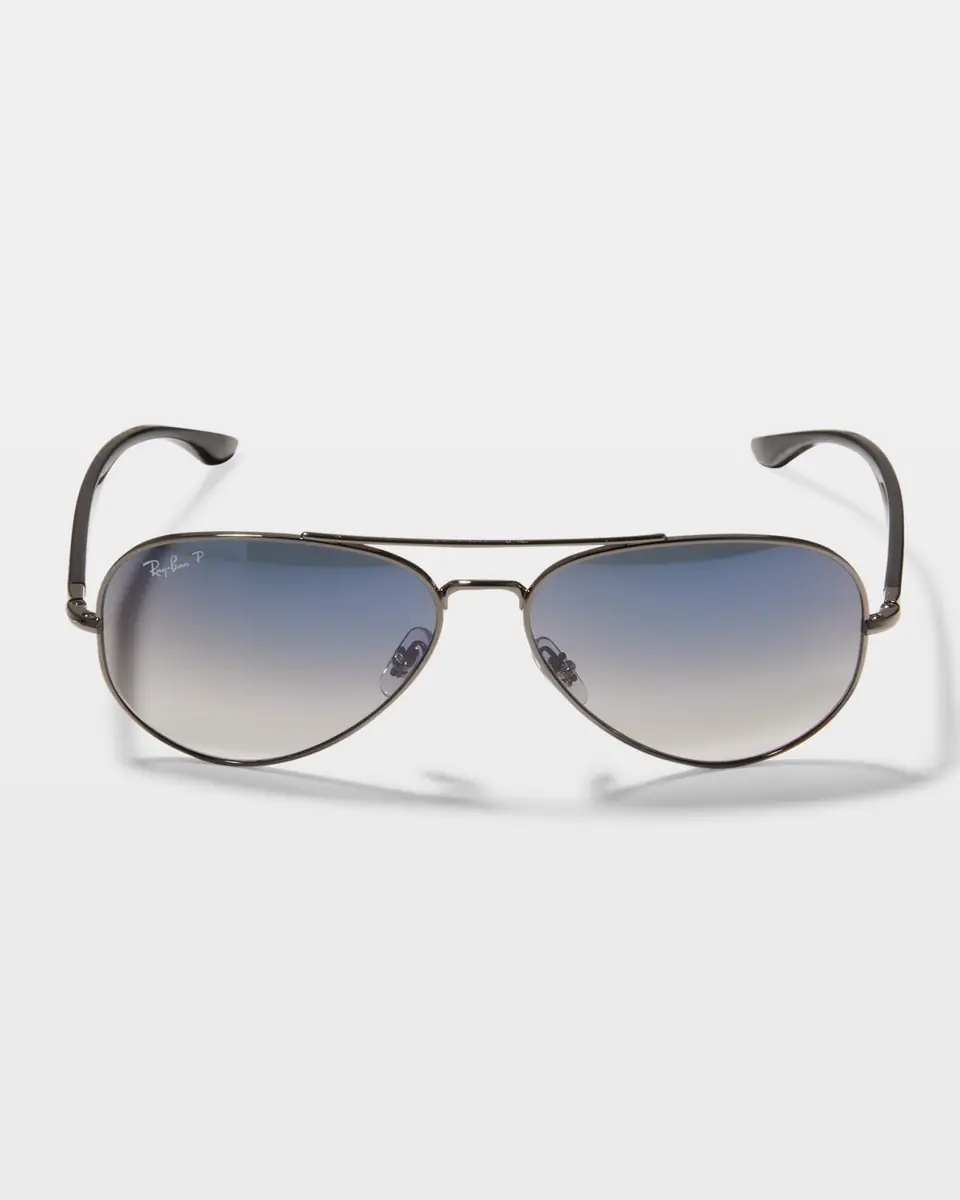 Ray-Ban Men's Polarized Metal Aviator Sunglasses | Thumbnail 3 Ray-Ban Men's Polarized Metal Aviator Sunglasses | Thumbnail 3