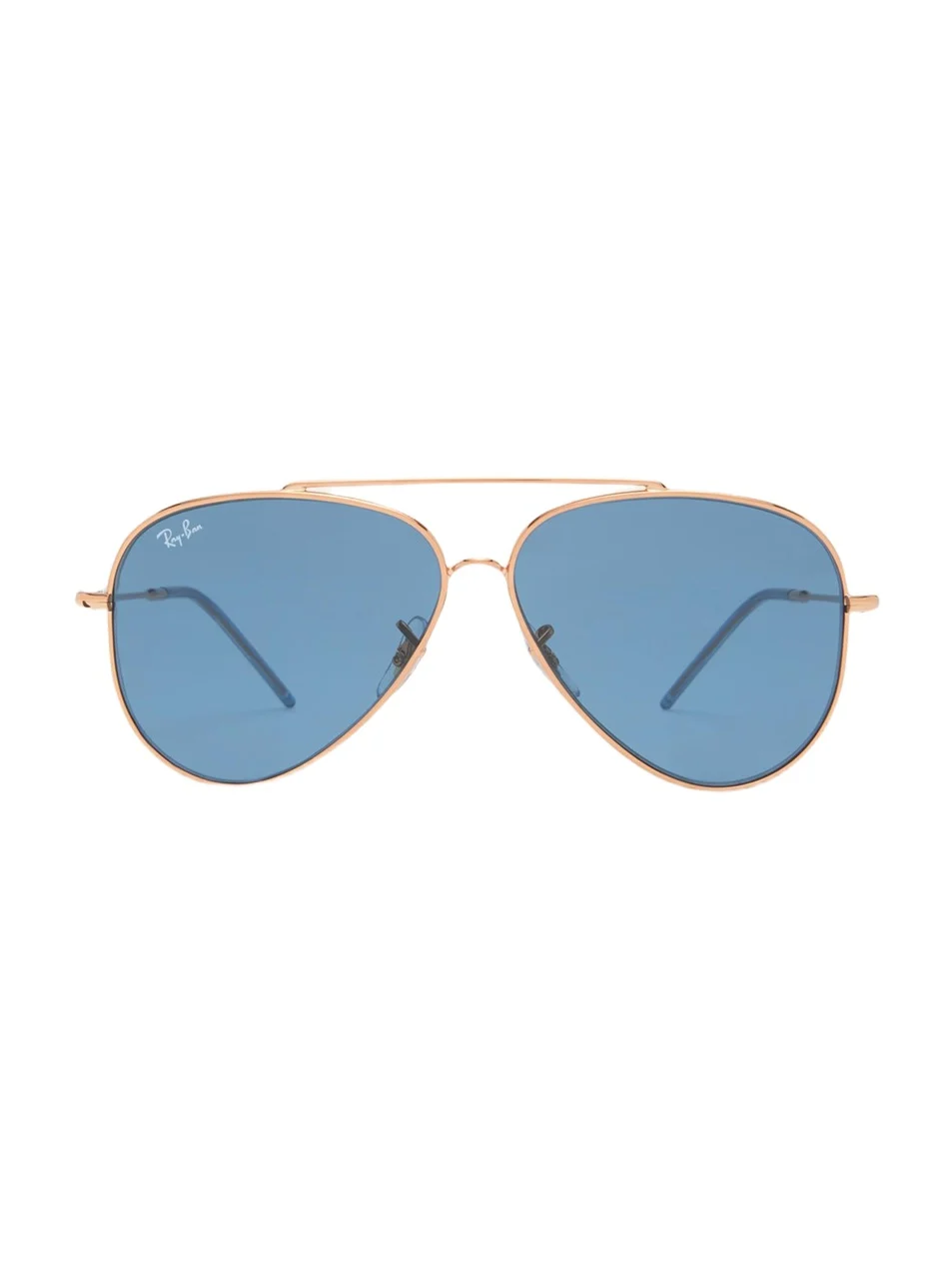 Golden Metal & Plastic Aviator Sunglasses Golden Metal & Plastic Aviator Sunglasses