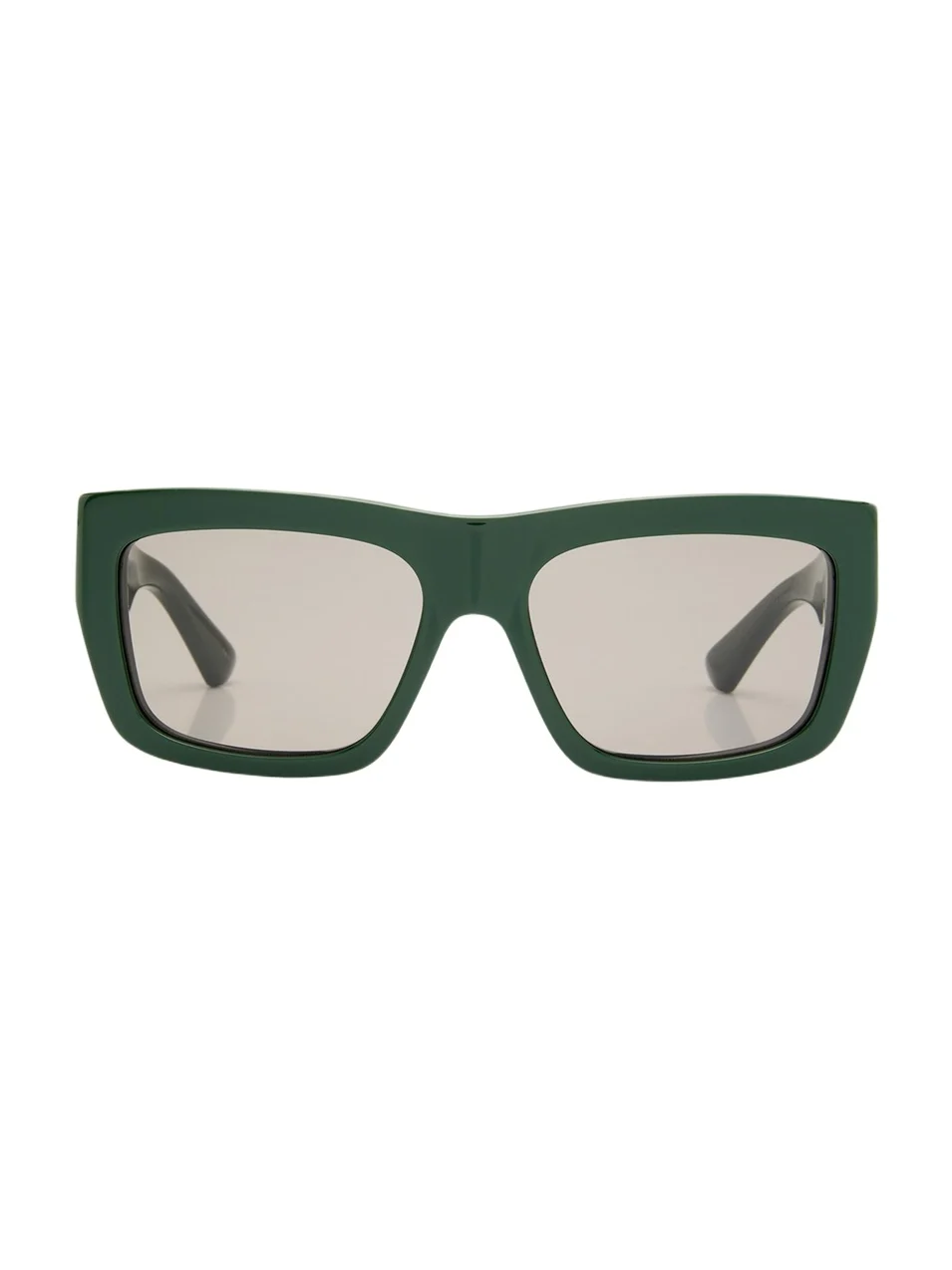 Acetate & Metal Rectangle Sunglasses
