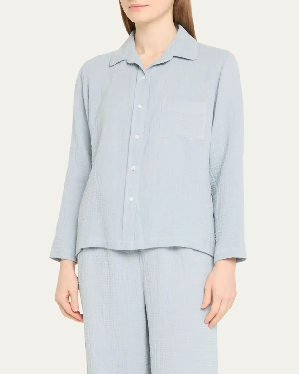 Pour Les Femmes Angel Gauze Pajama Set | Thumbnail 4 Pour Les Femmes Angel Gauze Pajama Set | Thumbnail 4