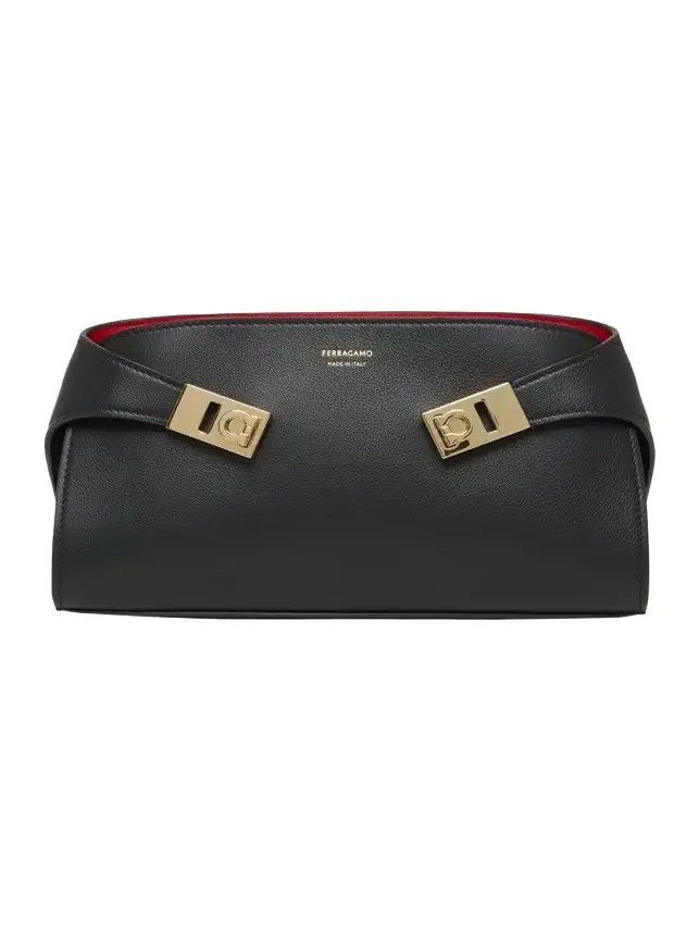 Mini Hug Leather Crossbody Bag